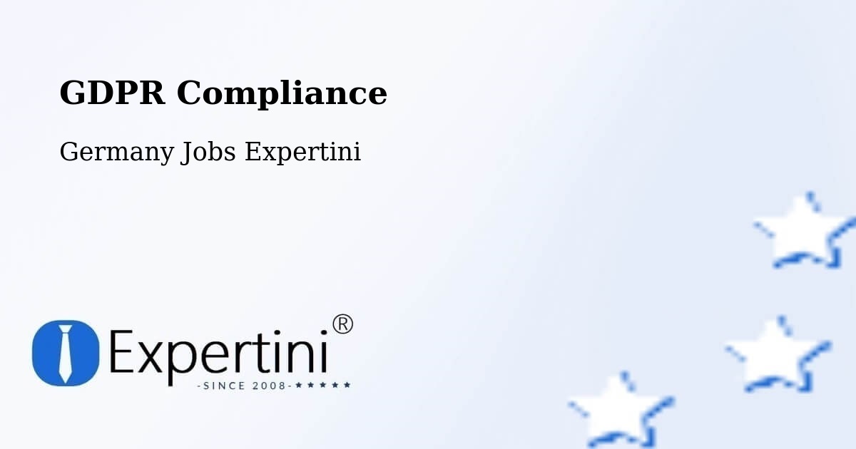 EU GDPR Compliance Statement – Bötzingen - Germany Jobs Expertini