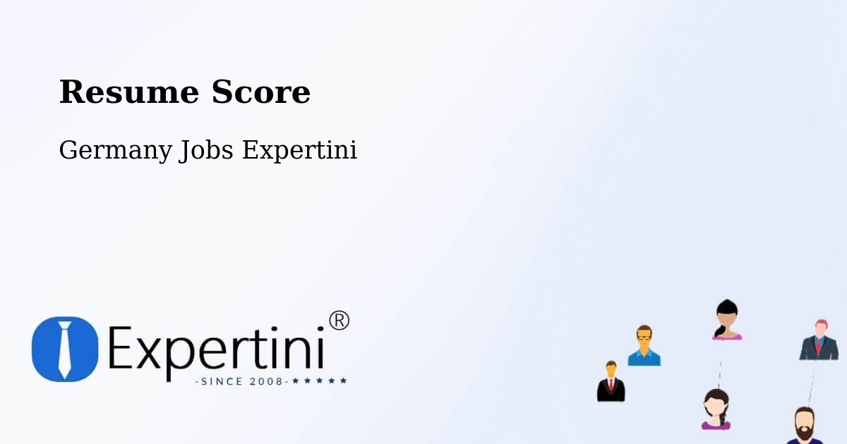 Resume Score & Job Description Match Tool – Bötzingen - Germany Jobs Expertini
